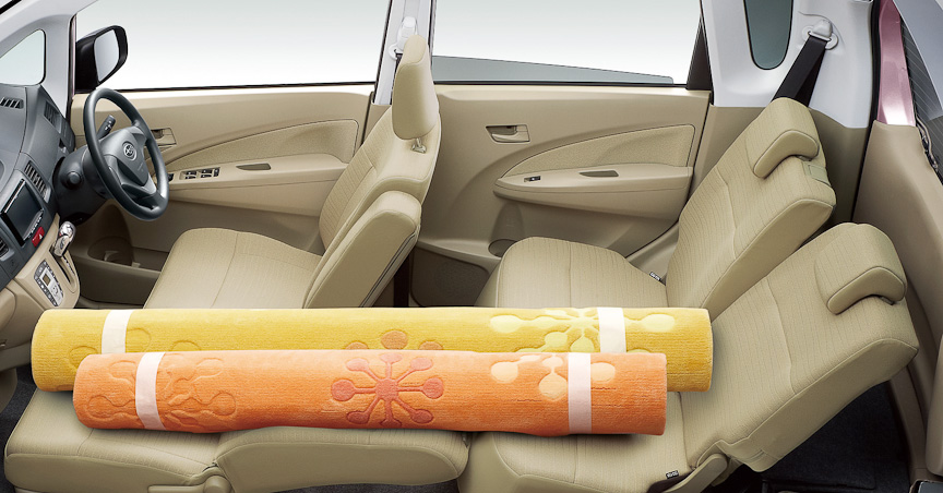 多彩なシートアレンジが可能