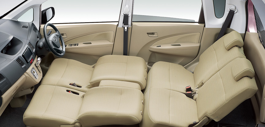 多彩なシートアレンジが可能