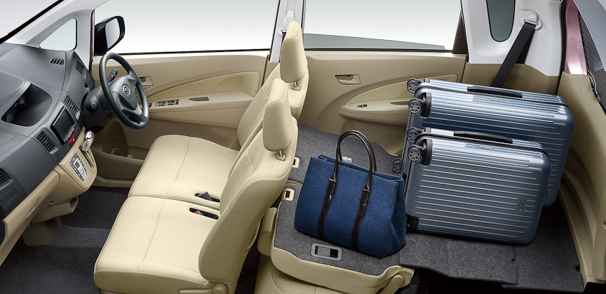 多彩なシートアレンジが可能