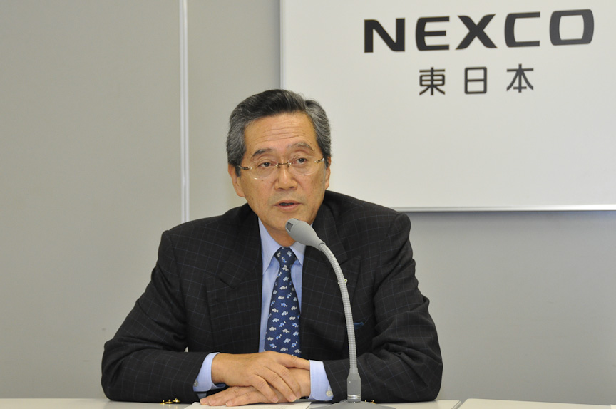 NEXCO東日本代表取締役会長兼社長 佐藤龍雄氏