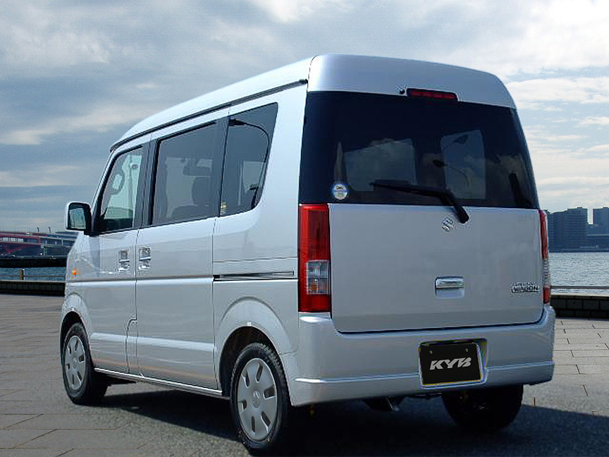 エブリイワゴンの取り付け例