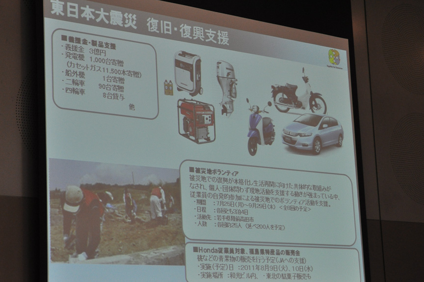 東日本大震災に関する復旧・復興支援活動