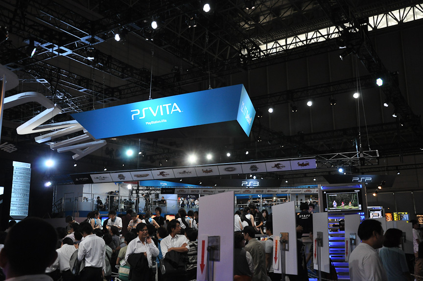 PS Vitaの試遊コーナー