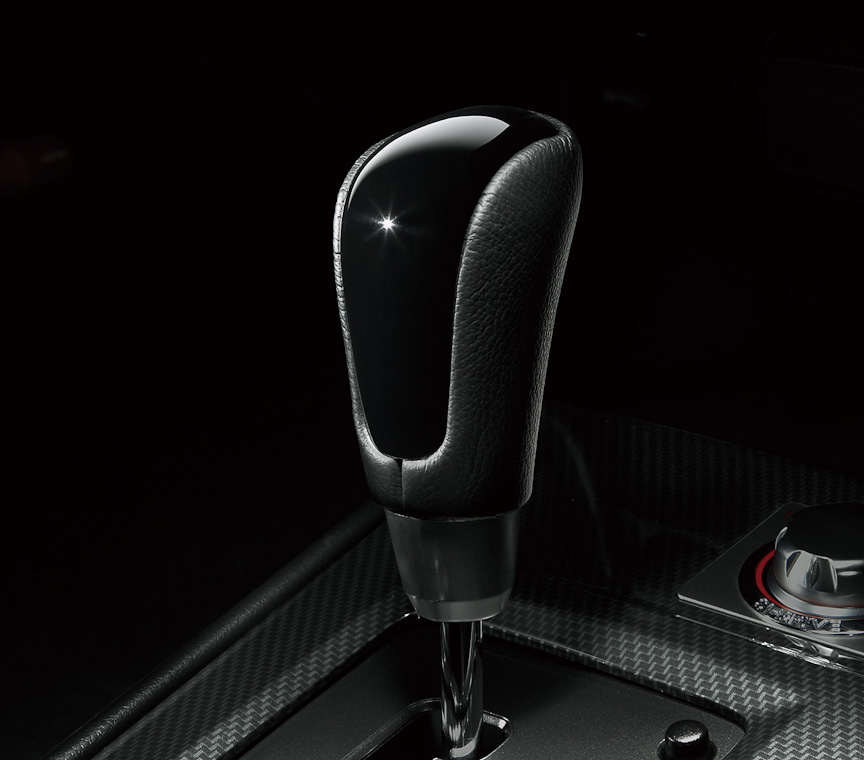 ブラック色リニアトロニックセレクトレバー