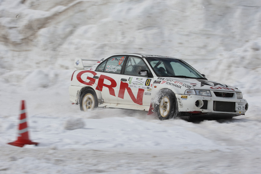 篠塚建次郎氏によるデモラン