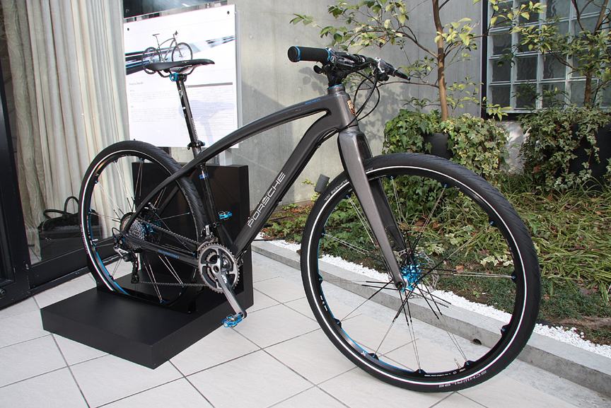 フルカーボンフレームの「Porsche Bike RS」。価格は81万5850円