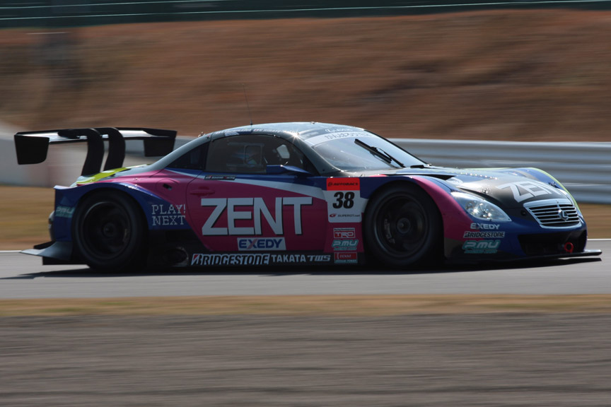 SUPER GTのテスト走行が行われた