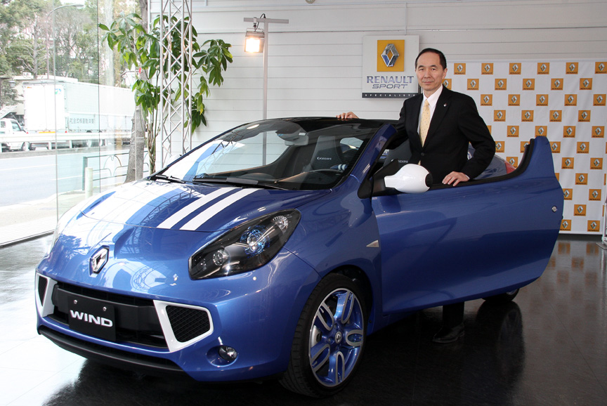 ルノー・ジャポンの大極司COOとウインド ゴルディーニ
