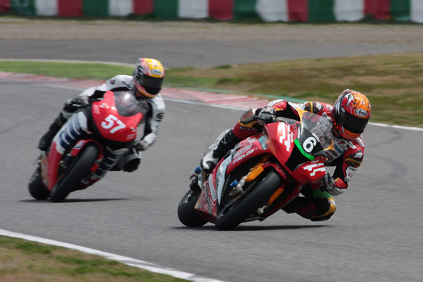 上位を目指す出口選手