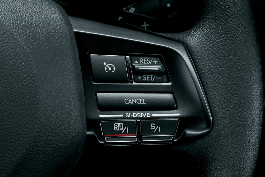 SI-DRIVE＆クルーズコントロールスイッチ