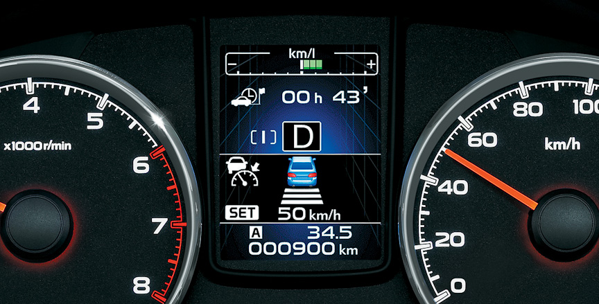 マルチインフォメーションディスプレイ付ルミネセントメーター 3.5インチ カラー液晶ディスプレイ