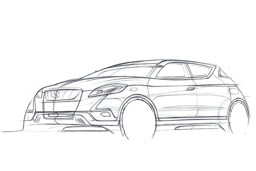 Sクロスのイメージスケッチ