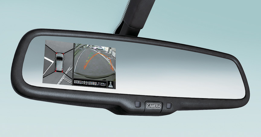 コンパクトクラスとして初となる「アラウンドビューモニター」を採用