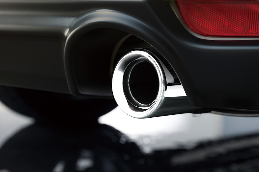 大径マフラーカッター付きツインマフラー