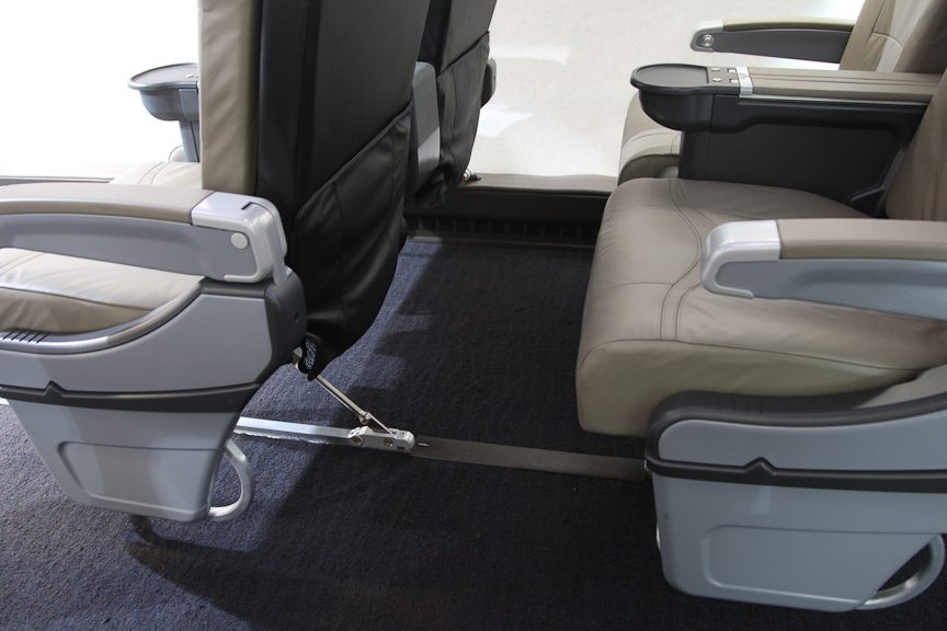 38インチのシートピッチ