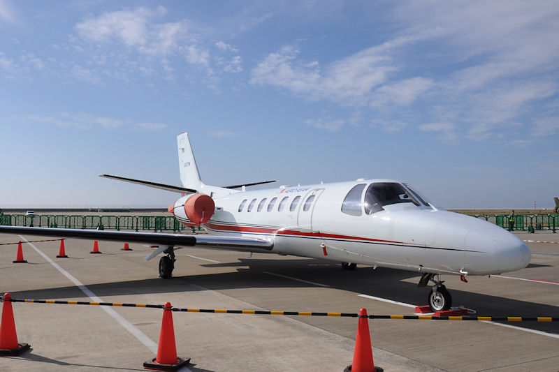 朝日航洋のセスナ製「モデル560・サイテーションV」