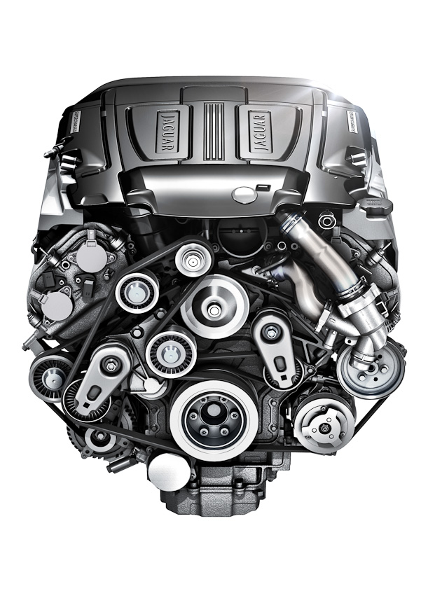 V型6気筒3リッター直噴スーパーチャージジドエンジン