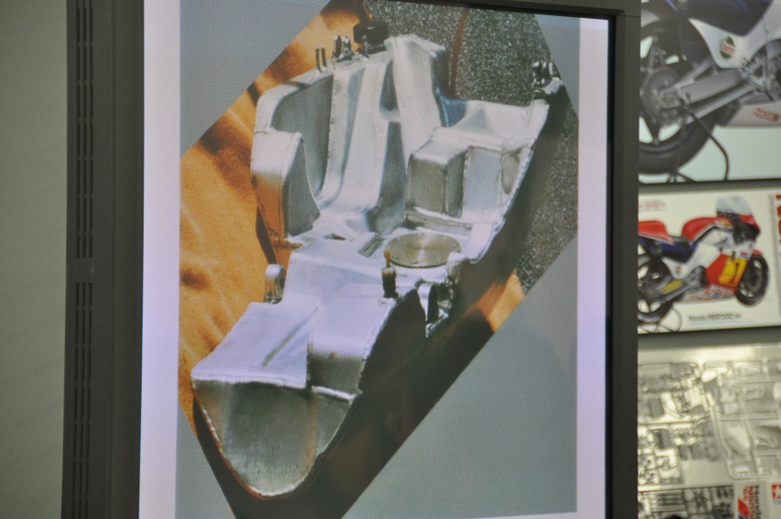 NSR500の燃料タンク上面