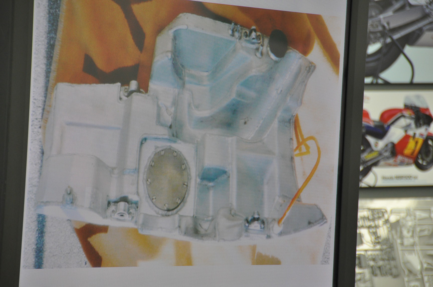 NSR500の燃料タンク上面