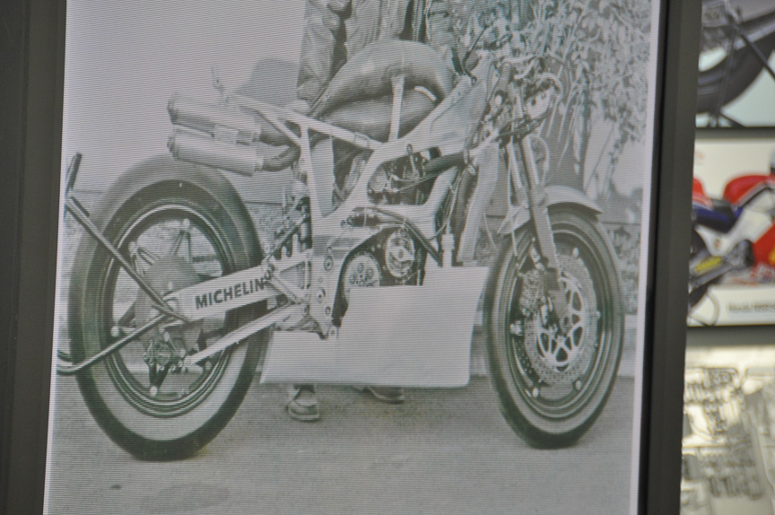 1984年当時の写真。レーシングマシンであるためレースごとに各部が微妙に異なる