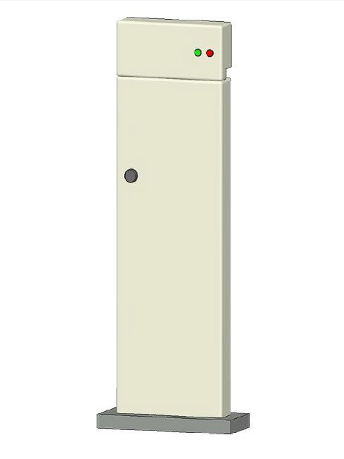 本体部（横設置）と自立スタンドの組み合わせ