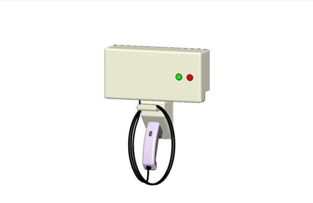 三英社製作所と共同開発したEV/PHV用普通充電器