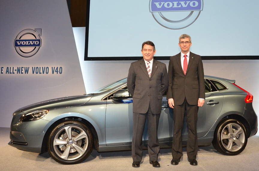 ライバーグ氏（右）とデッセルズ社長