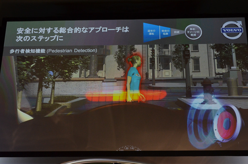 歩行者検知機能