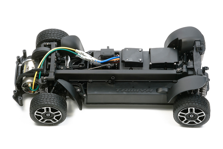 フロントモーター･ベルトドライブ4WDのXV-01シャーシ