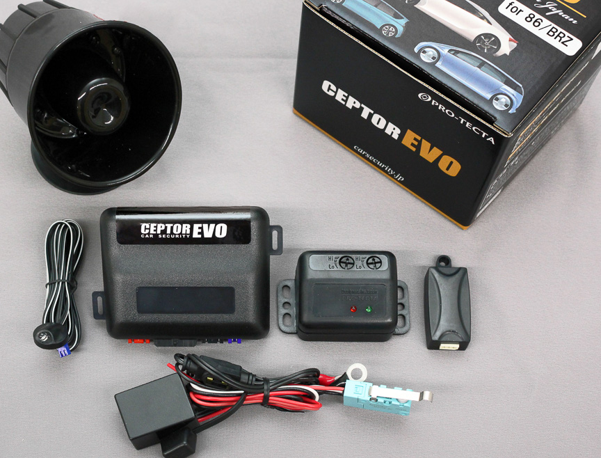 純正アラームブースターCEPTOR EVO for 86/BRZ（オプション品含む）