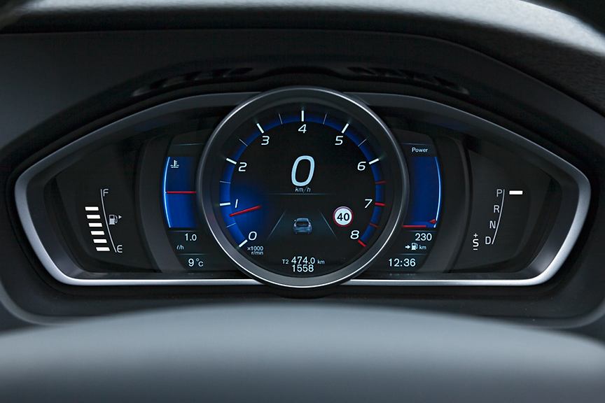 デジタル液晶メーターはデザイン（テーマ）を切り替えることができる