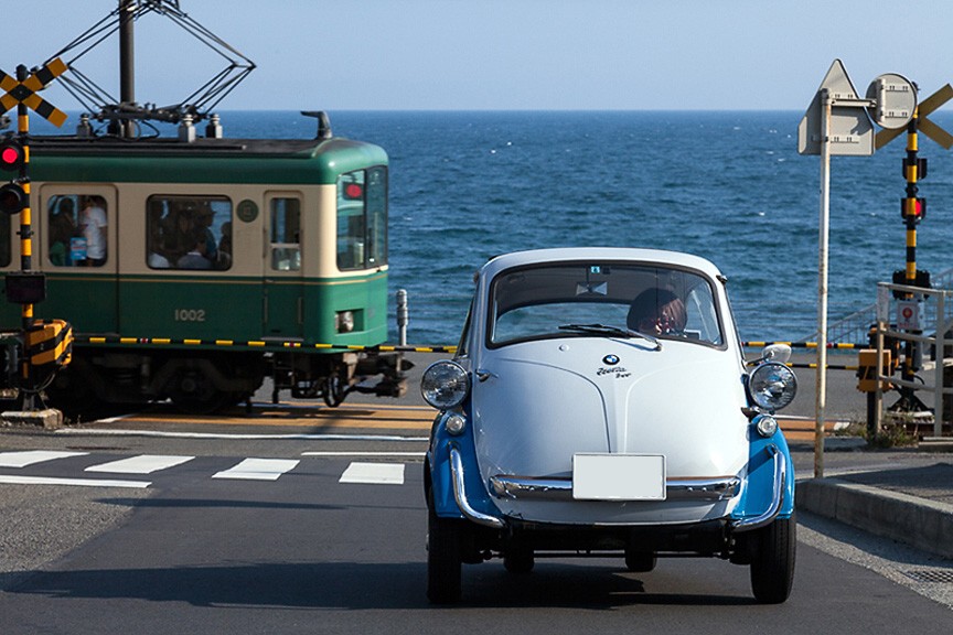 私の愛車のイセッタ！ 普段の買い物から全国のクラシックカーミーティングまであちこち一緒におでかけしています♪