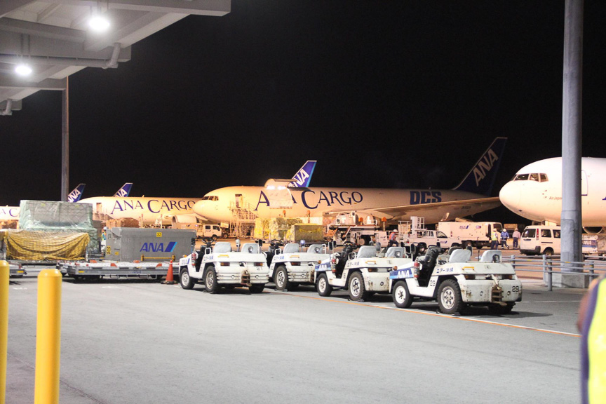 沖縄国際物流ハブは、ANAの貨物便を全面的に活用している