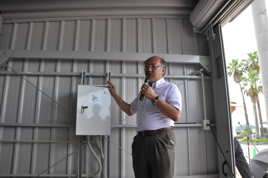 ユビ電の説明を行うソフトバンクモバイル ユビ電事業企画室 室長 山口典男氏