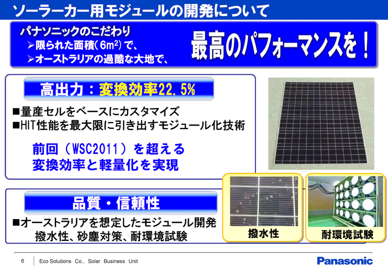 Tokai Challengerに供給したモジュール
