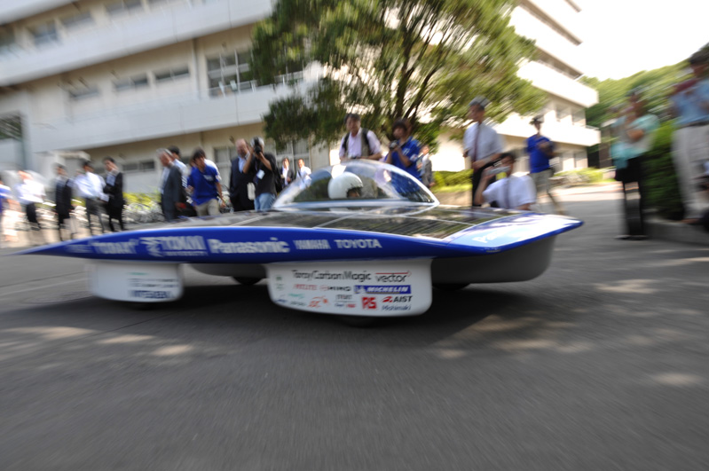 あっという間に加速した