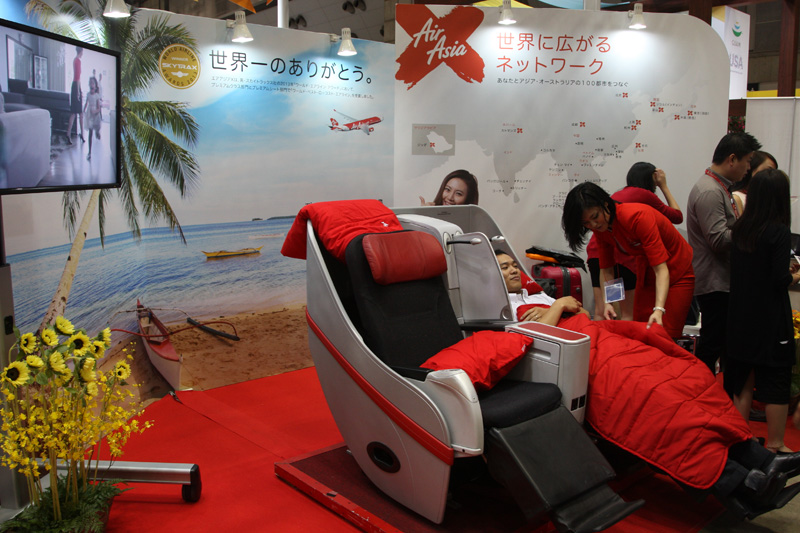 エアアジアXのブース