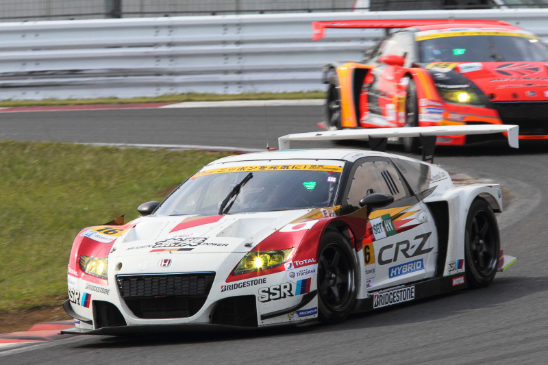 クラス優勝したNo.16 TEAM MUGEN（HONDA CR-Z）