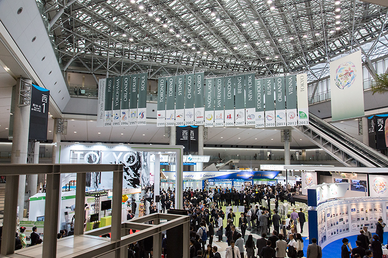 展示会場となる東京ビッグサイトの西ホール