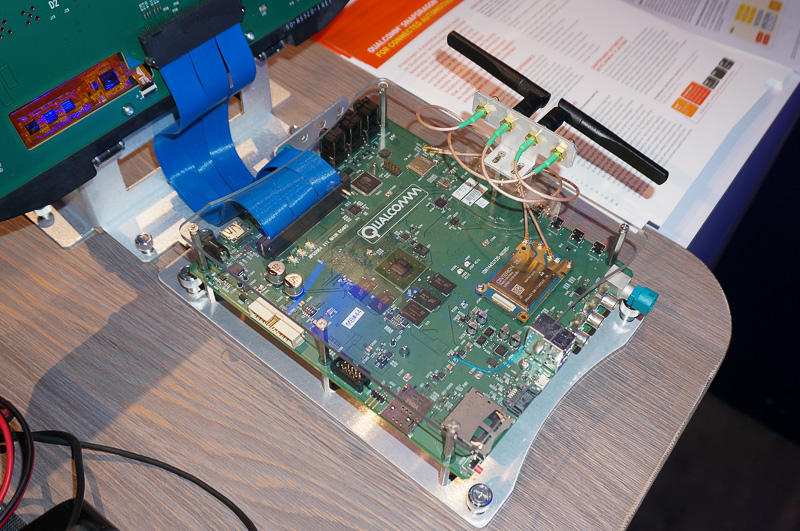 Qualcommブースに展示されていたSnapdragon 602Aのリファレンスデザインボード