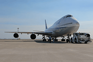 ANA、虹をバックに最後の勇姿をみせた“ジャンボジェット”「ボーイング