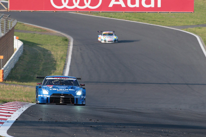 サバイバルレースを制し優勝した12号車 カルソニックIMPUL GT-R