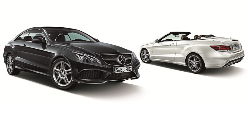 装備がさらに充実したEクラスの「クーペ」と「カブリオレ」