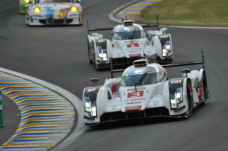 アウディ勢は3、2、1号車の順で予選を終えた