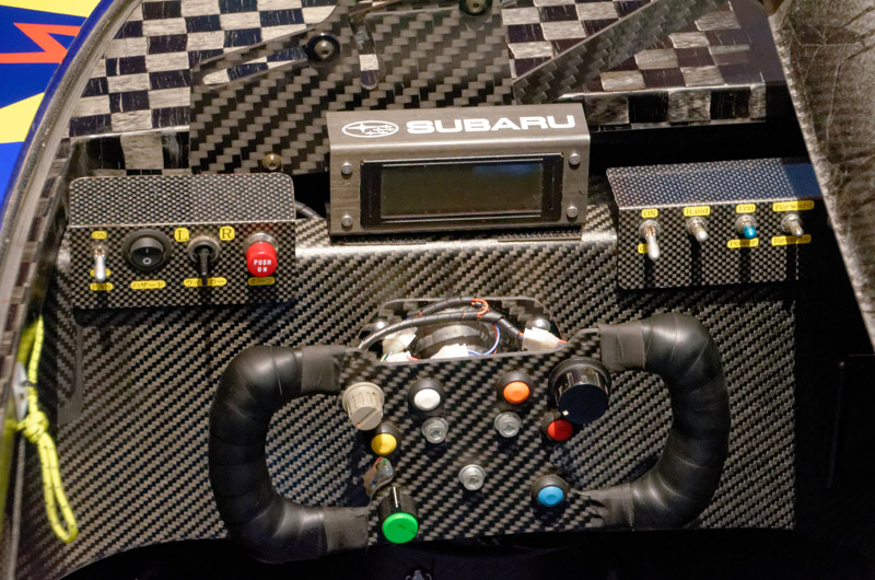 会場に展示されていた東海大学製作の2013年型ソーラーカー「Tokai Challenger」