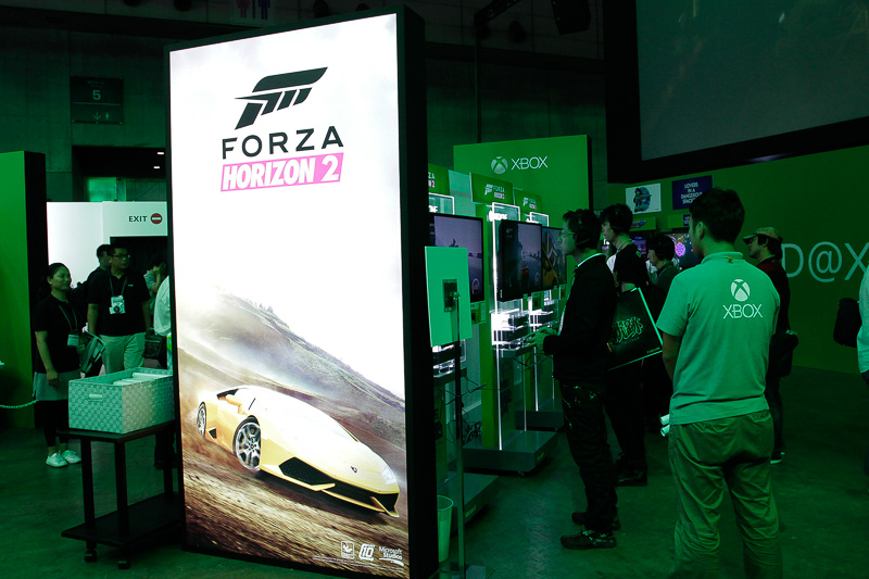 Xbox Oneに対応する「FORZA HORIZON 2」が出展