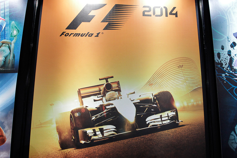 2014年におけるF1のレギュレーションを反映した「F1 2014」も出展