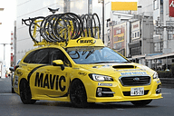 MAVICカラー”の「レヴォーグ」が登場した「2014ジャパンカップサイクル