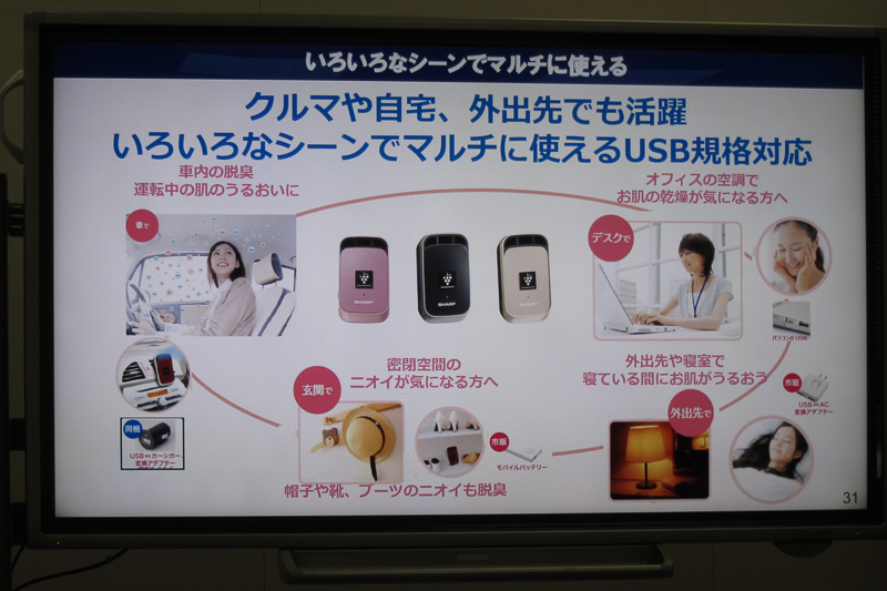 USB駆動可能なのでさまざまな場面で活用できる