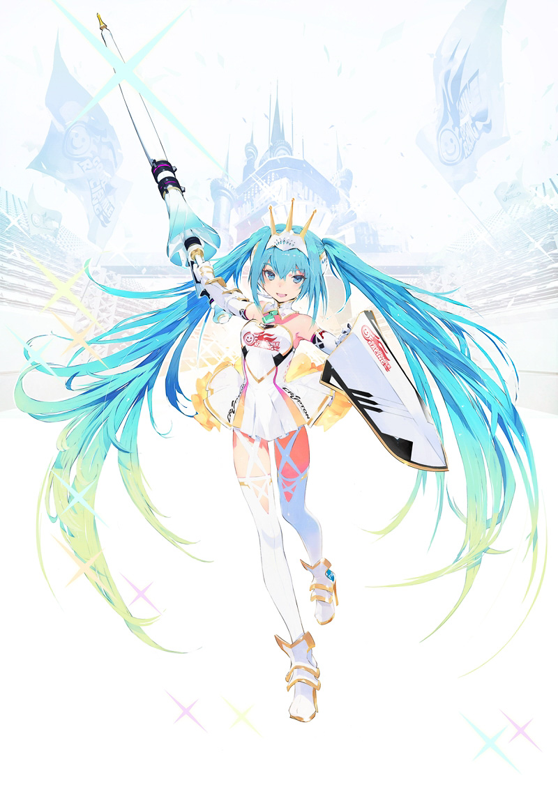 公式キャラクター「レーシングミク2015 ver.」（C）タイキ / Crypton Future Media, INC. www.piapro.net costume designed by コヤマシゲト